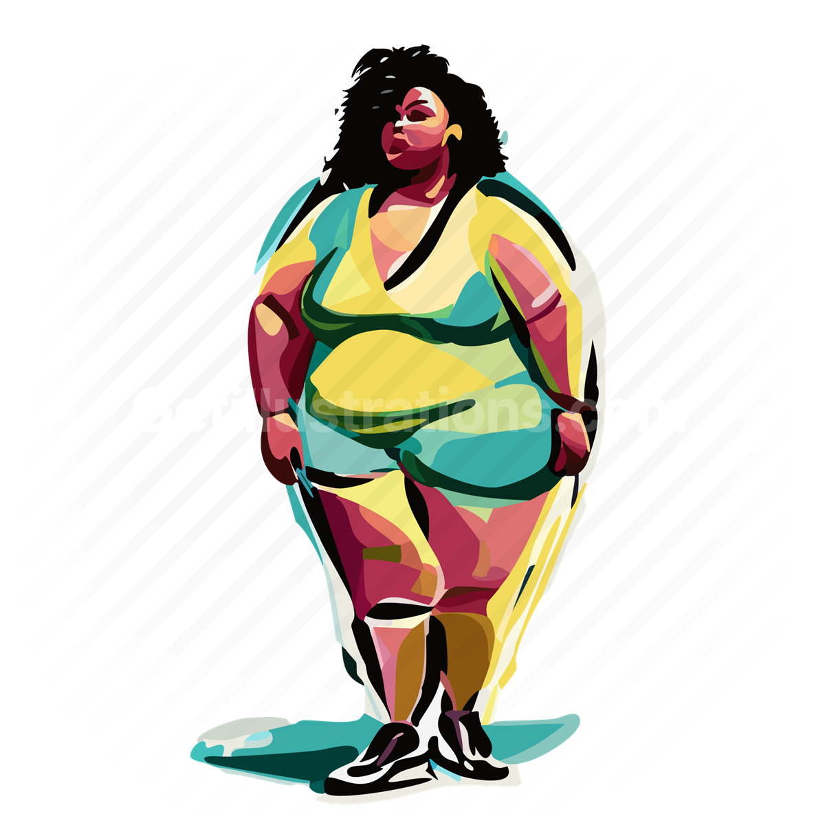 woman, people, person, weight, health, fitness, african